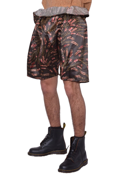 BLESS N°59 3013 STONE SHORTS SILK FLOWER PRINT | DOSHABURI Shoip