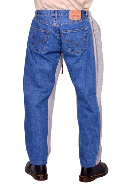 BLESS Nº68  OVERJOGGINGJEANS LIGHTGREY, DENIMBLUE | DOHSABURI Shop