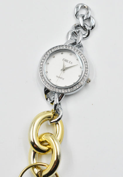 BLESS N°73 MATERIALMIX BRACELET WATCHSILVER SS26 | DOSHABURI Shop