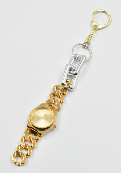 BLESS N°73 MATERIALMIX BRACELET WATCH GOLD SS26 | DOSHABURI Shop