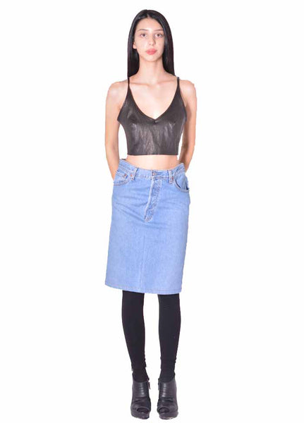 BLESS N°81 2028 DOUBLEFRONTJEANSSKIRT LIGHT BLUE | DOSHABURI Shop