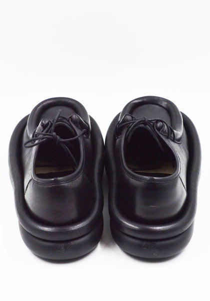 CAMPERLAB A500037-001 AQUA LEATHER  SHOES BLACK FW25 | DOSHABURI Shop