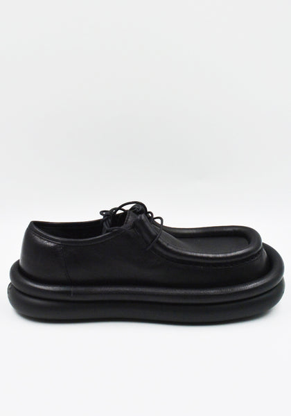 CAMPERLAB A500037-001 AQUA LEATHER  SHOES BLACK FW25 | DOSHABURI Shop