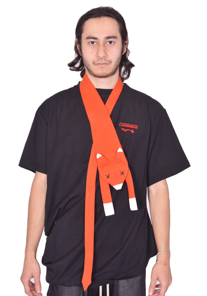 CHARLES JEFFREY LOVERBOY ANIMAL TIE ORANGE SS25 | DOSHABURI Shop