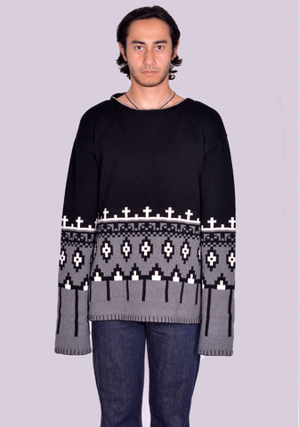 CHARLES JEFFREY LOVERBOY KNITTED BOO JUMPER FW24 | DOSHABURI Shop