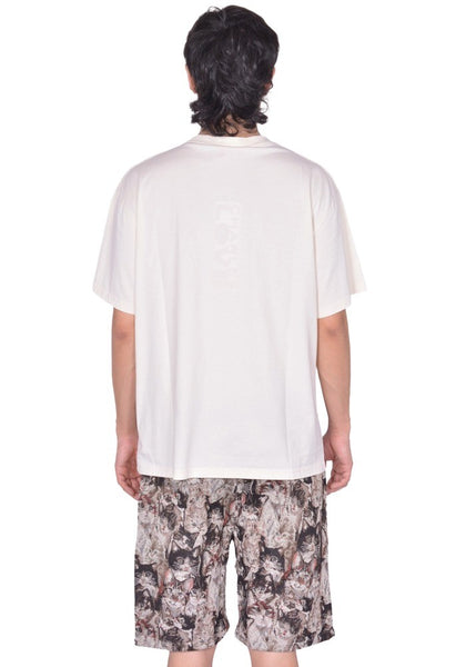 CHARLES JEFFREY LOVERBOY GRAPHIC T SHIRT ECRU FW25 | DOSHABURI Shop