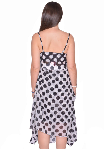CHARLES JEFFREY LOVERBOY HUG SLIP DRESS POLKA DOT SS25 | DOSHABURI Shop