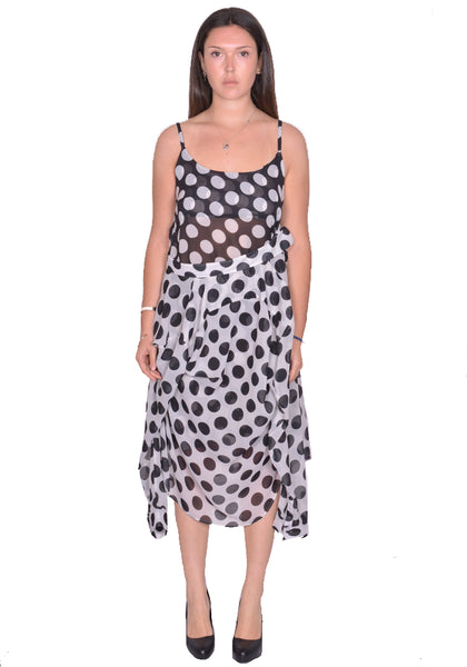 CHARLES JEFFREY LOVERBOY HUG SLIP DRESS POLKA DOT SS25 | DOSHABURI Shop