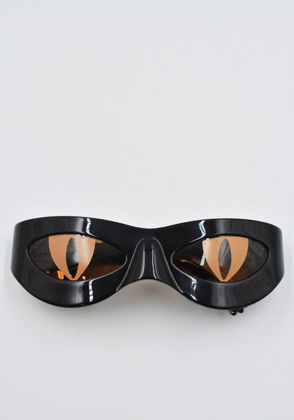 CHARLES JEFFREY LOVERBOY NEKO SUNGLASSES BLACK SS25 | DOSHABURI Shop