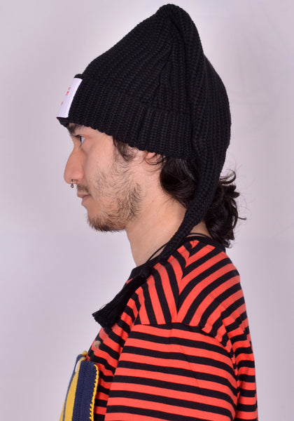 CHARLES JEFFREY LOVERBOY SLOPPY GIUSEPPE BEANIE BLACK SS25 | DOSHABURI Shop