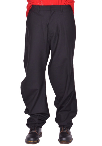 CHARLES JEFFREY LOVERBOY TOPSY TURVY TROUSER BLACK FW25 | DOSHABURI Shop
