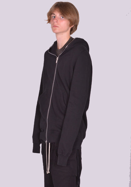 RICK OWENS DRKSHDW DU02D2291 F GIMP ZIP SWEAT HOODIE BLACK FW24 | DOSHABURI Online Shop