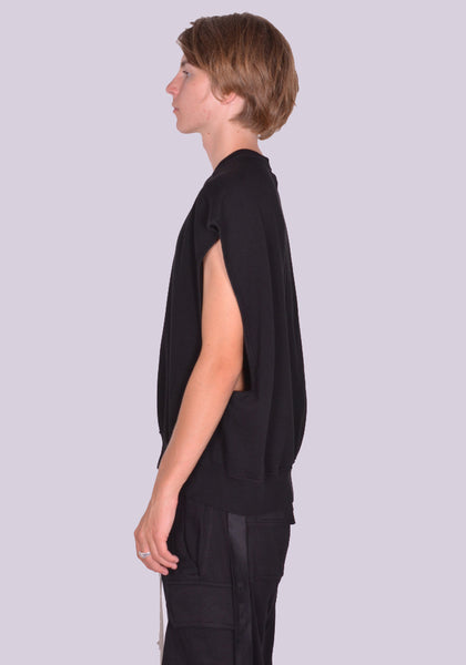 RICK OWENS DRKSHDW JUMBO TATLIN SLEEVELESS SWEATSHIRT FW24 | DOSHABURI Online Shop