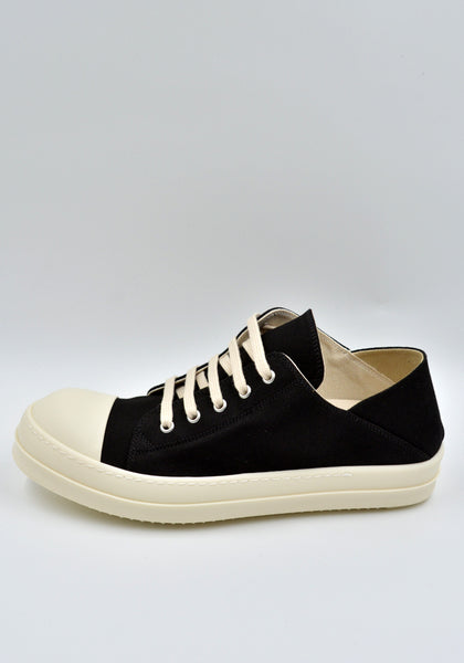 RICK OWENS DRKSHDW SLIP ON DENIM SHOES BLACK/MILK FW24 | DOSHABURI Online Shop