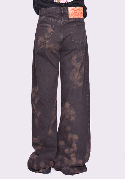 EGONLAB. BAGGY DENIM PANTS BLACK FW24 | DOSHABURI Online Shop