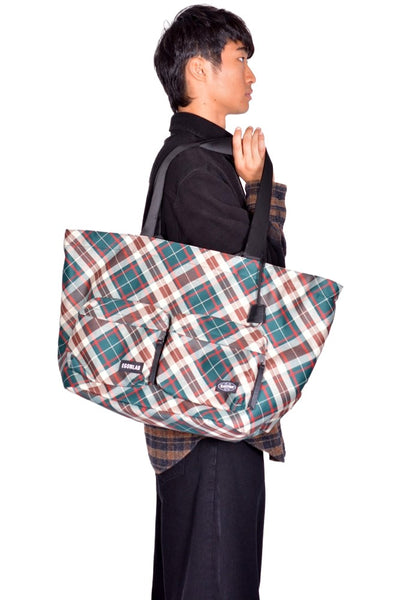 EGONLAB x EASTPAK EGON TOTE LRAGE YD CHECK SS26 | DOSHABURI Shop
