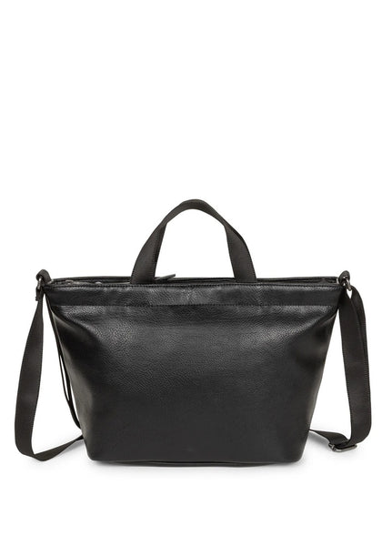 EGONLAB x EASTPAK EGON TOTE S FAUX LEATHER BLACK FW26 | DOSHABURI Shop
