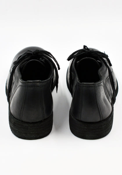 GUIDI 992X DONKEY  LEATHER CLASSIC DERBY SHOES BLACK | DOSHABURI Shop