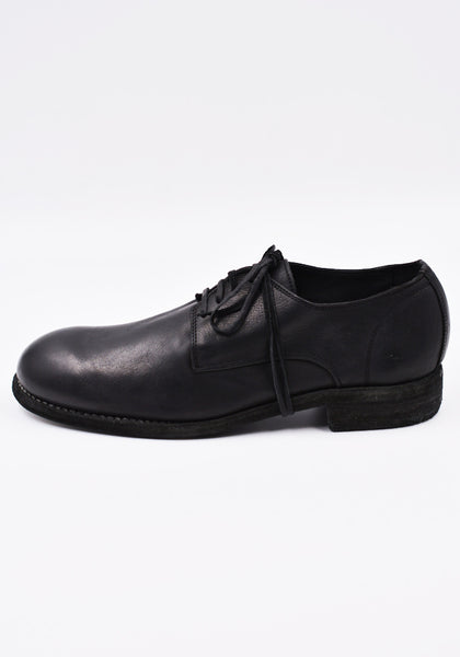 GUIDI 992X DONKEY  LEATHER CLASSIC DERBY SHOES BLACK | DOSHABURI Shop