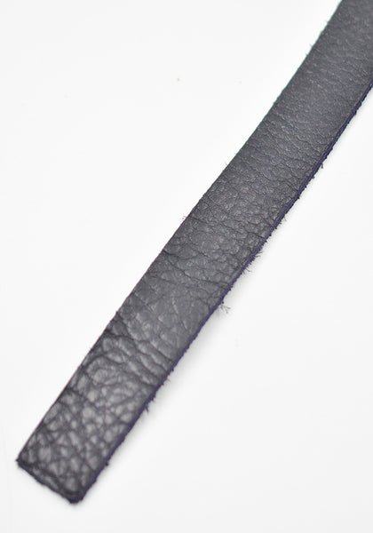 GUIDI BLT0 BISON FULL GRAIN UNISEX LEATHER BELT NAVY | DOSHABURI Shop