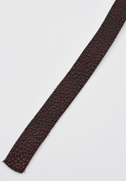 GUIDI BLT0 UNISEX BISON FULL GRAIN LEATHER BELT BROWN | DOSHABURI Shop