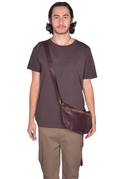 GUIDI Q100 SOFT HORSE FULL GRAIN LEATHER BELT BAG DARK RED | DOSHABURI Online Shop