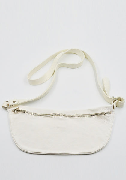 GUIDI Q10M SOFT HORSE FULL GRAIN LEATHER BELT BAG WHITE | DOSHABURI Shop