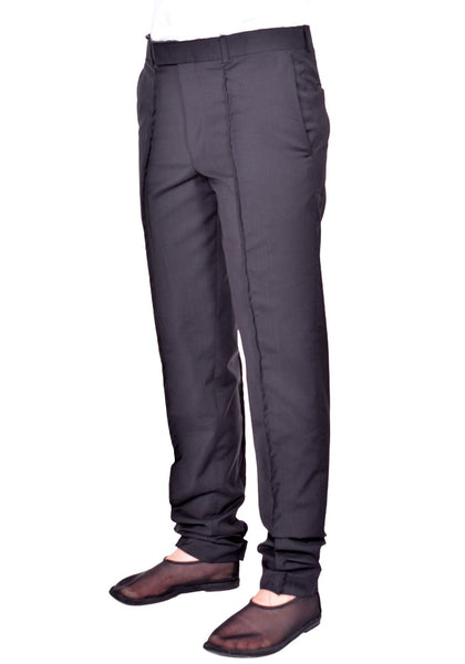 HODAKOVA HORSEHAIR TROUSERS BLACK SS26 | DOSHABURI Online Shop