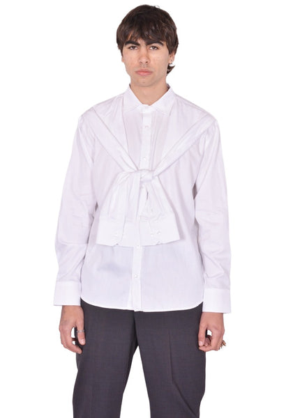 HODAKOVA SLEEVE SHIRT WHITE SS26 | DOSHABURI Online Shop
