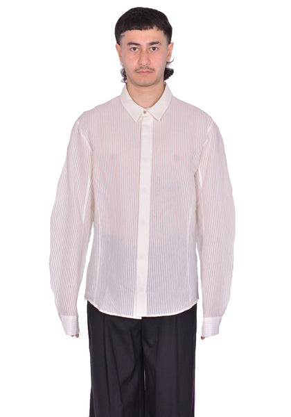 INDIVIDUAL SENTIMENTS BASIC LONG SLEEVE SHIRT WHITE SS25 | DOSHABURI nline Shop