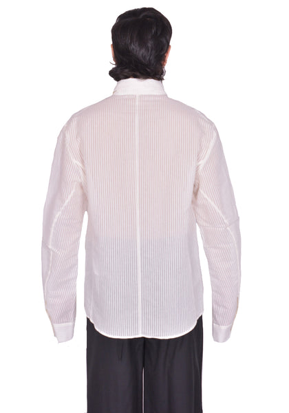 INDIVIDUAL SENTIMENTS BASIC LONG SLEEVE SHIRT WHITE SS25 | DOSHABURI nline Shop
