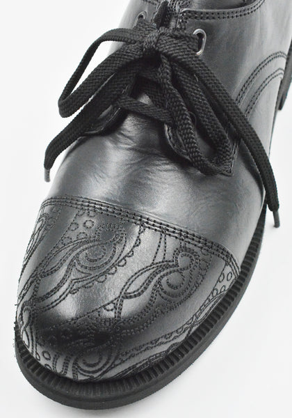 KIKO KOSTADINOV ATRO LACE UP SHOES SOOT BLACK SS26 | DOSHABURI SHOP