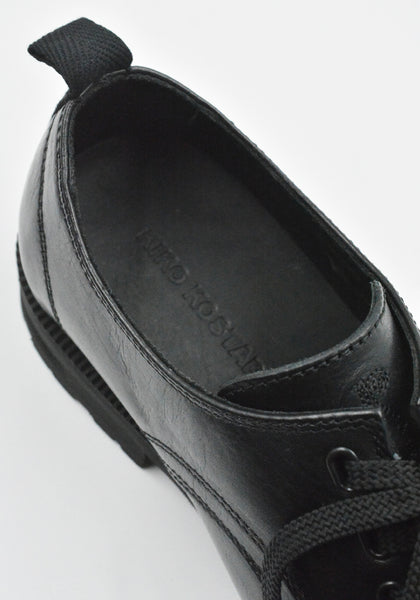 KIKO KOSTADINOV ATRO LACE UP SHOES SOOT BLACK SS26 | DOSHABURI SHOP