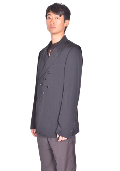 KIKO KOSTADINOV CSOMOR TAILORED JACKET DEEP BLACK SS26 | DOSHABURI Shop