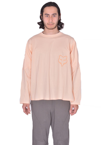 KIKO KOSTADINOV FOX LAB LONG SLEEVE T-SHIRT PALE PINK SS25 | DOSHABURI Shop