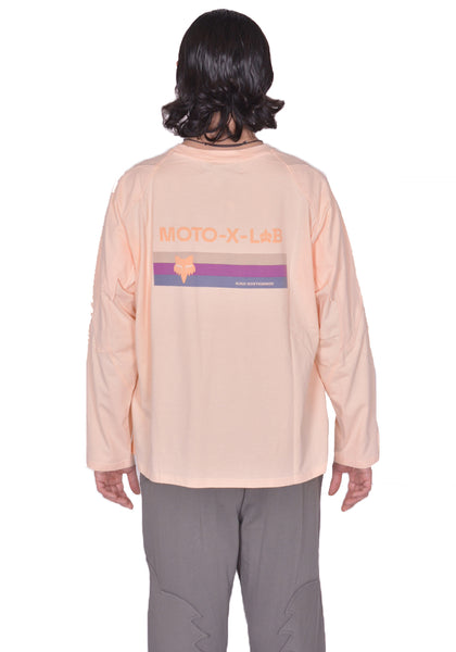 KIKO KOSTADINOV FOX LAB LONG SLEEVE T-SHIRT PALE PINK SS25 | DOSHABURI Shop