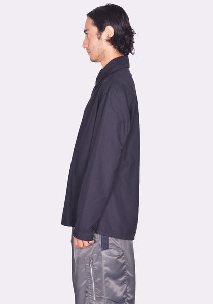 KIKO KOSTADINOV KKAW24SH02-69 JAROCKA OVERSHIRT BLACK FW24 | DOSHABURI Online Shop