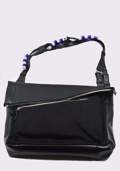 KIKO KOSTADINOV MEN JAROCKA SHOULDER BAG BLACK FW24 | DOSHABURI Online Shop