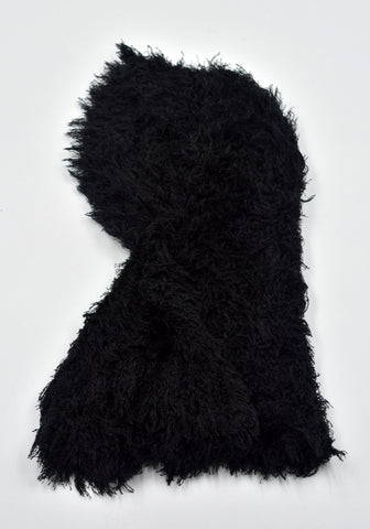 KIKO KOSTADINOV CARLA KNITTED HEADDRESS BLACK FW24 | DOSHABURI Online Shop