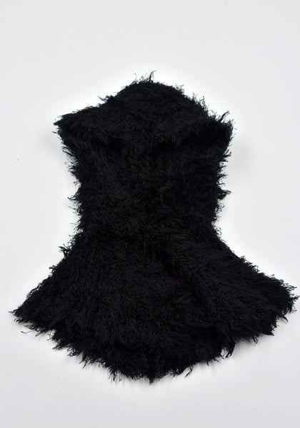 KIKO KOSTADINOV CARLA KNITTED HEADDRESS BLACK FW24 | DOSHABURI Online Shop