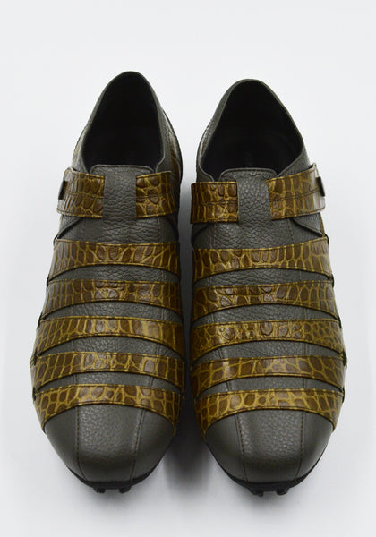 KIKO KOSTADINOV KORMOS FISHERMAN LOAFERS FOREST GREEN FW25 | DOSHABURI Shop