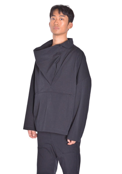 KIKO KOSTADINOV MEN GRAATSMA SMOCK SHADOW BLACK FW26 | DOSHABURI Shop 