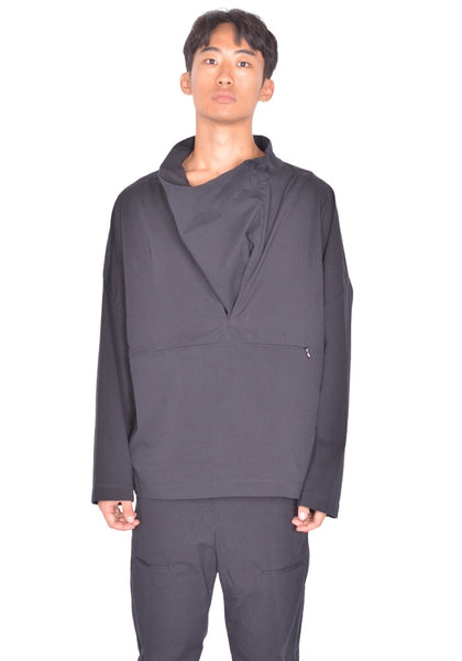 KIKO KOSTADINOV MEN GRAATSMA SMOCK SHADOW BLACK FW26 | DOSHABURI Shop 