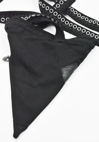 KIKO KOSTADINOV MEN HATHA JERSEY BAG BLACK SS26 | DOSHABURI Shop