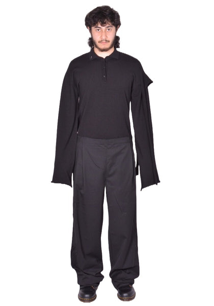 KIKO KOSTADINOV MEN VIG K-DART TROUSERS BLACK FW25 | DOSHABURI Shop