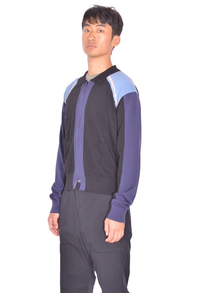 KIKO KOSTADINOV MUNNO KNIT CARDIGAN PHANTOM BLACK FW26 | DOSHABURI Shop 