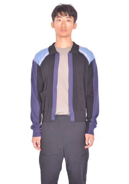 KIKO KOSTADINOV MUNNO KNIT CARDIGAN PHANTOM BLACK FW26 | DOSHABURI Shop 