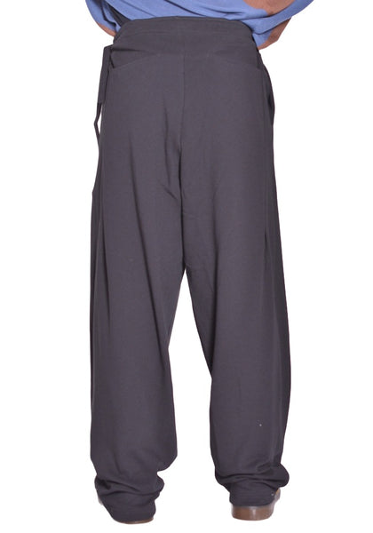 KIKO KOSTADINOV OSCAR WIDE TROUSERS SMOOTH BLACK FW26 | DOSHABURI Shop