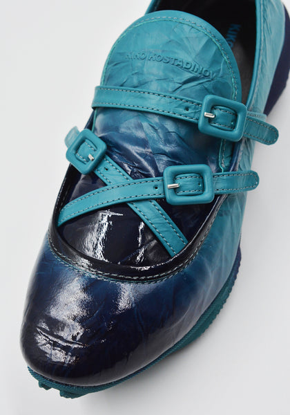 KIKO KOSTADINOV SONIA BUCKLED LOAFER LAGOON SS25 | DOSHABURI Shop