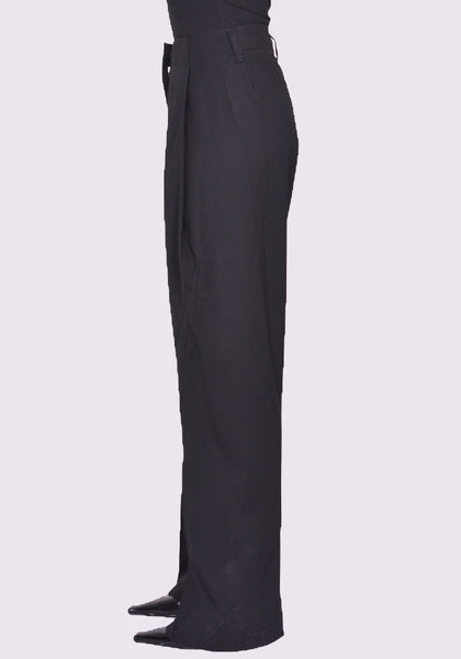 KIKO KOSTADINOV VENARI TROUSER CROW BLACK FW24 | DOSHABURI Online Shop